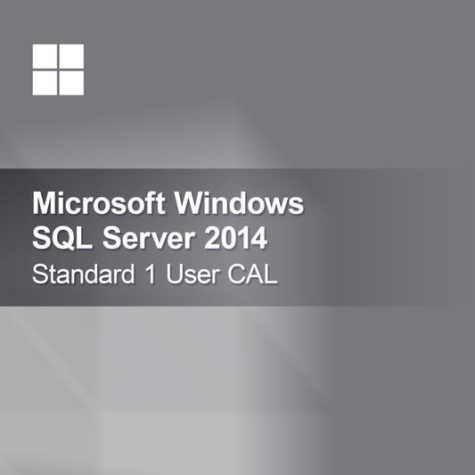 Microsoft SQL Server 2014 Standard 1 bruger CAL
