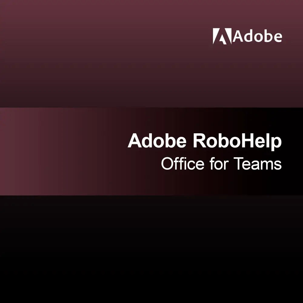 Adobe RoboHelp Office for Teams