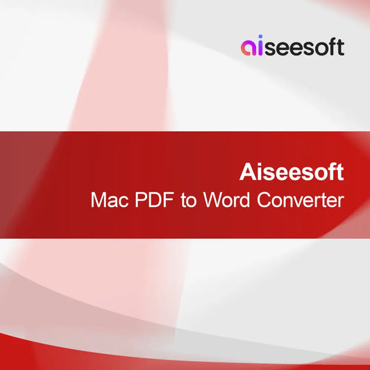 Aiseesoft Mac PDF til Word Konverter
