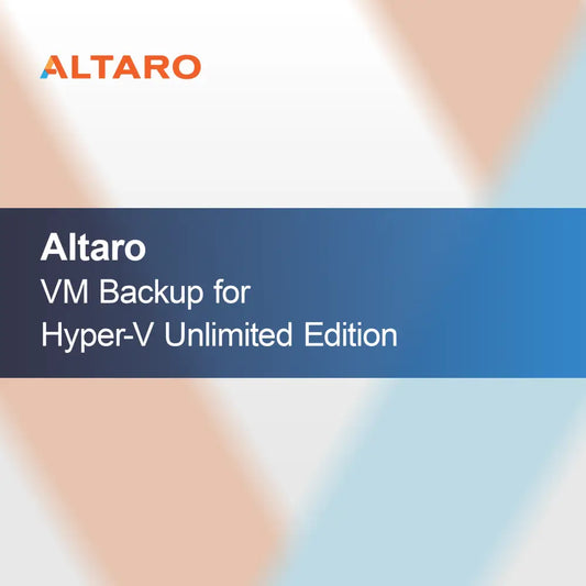 Altaro VM Backup til Hyper-V Ubegrænset Udgave