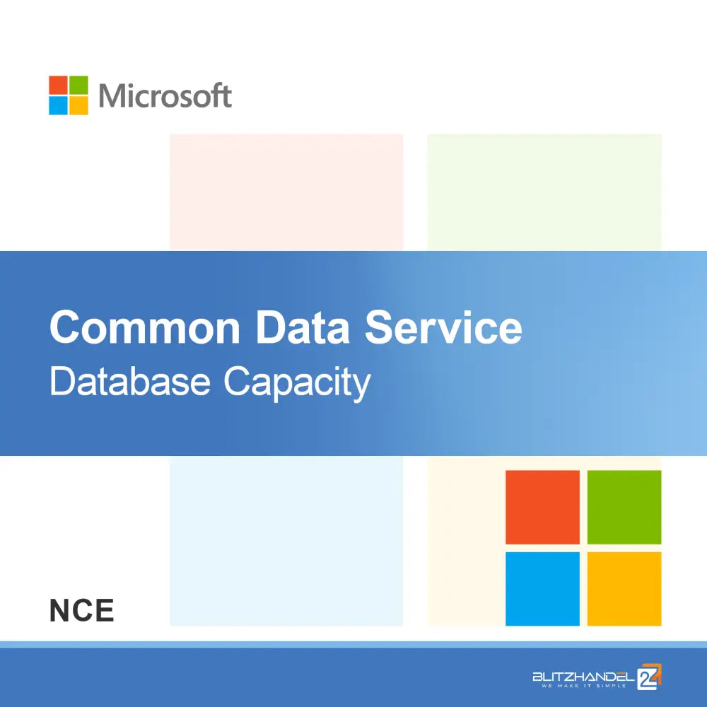 Common Data Service-databasens kapacitet (NCE)