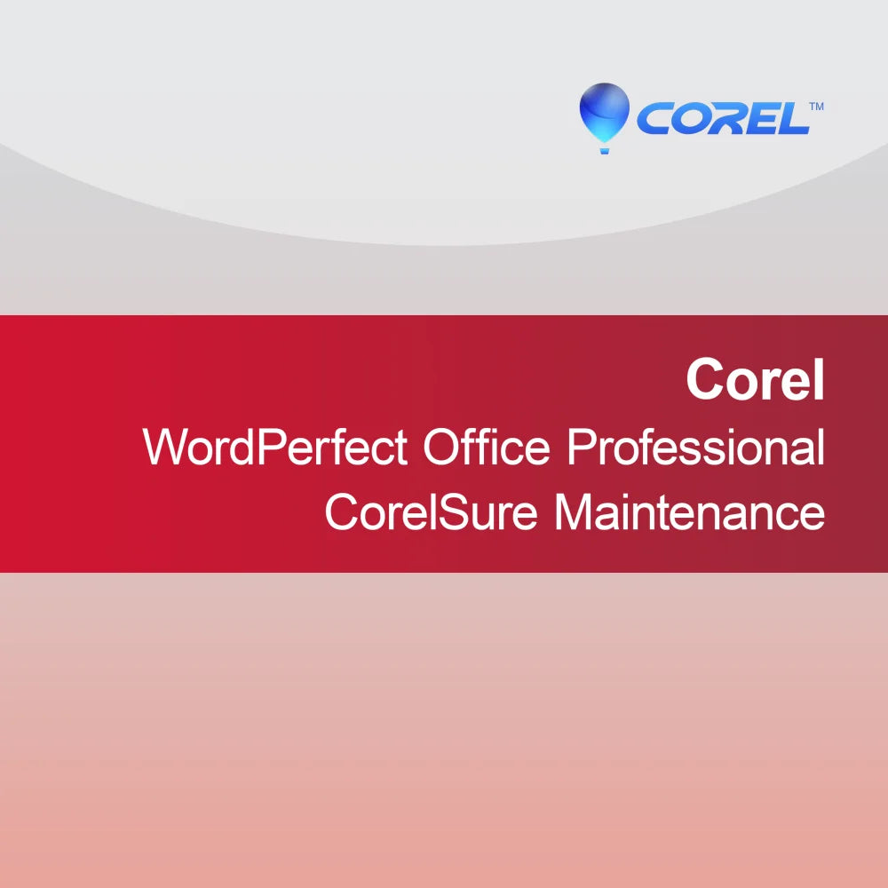 Corel WordPerfect Office Professional CorelSure Vedligeholdelse