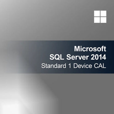Microsoft SQL Server 2014 Standard 1 enheds CAL