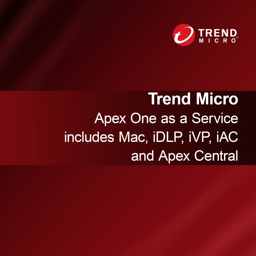 Trend Micro Apex One as a Service includes Mac, iDLP, iVP, iAC and Apex Central