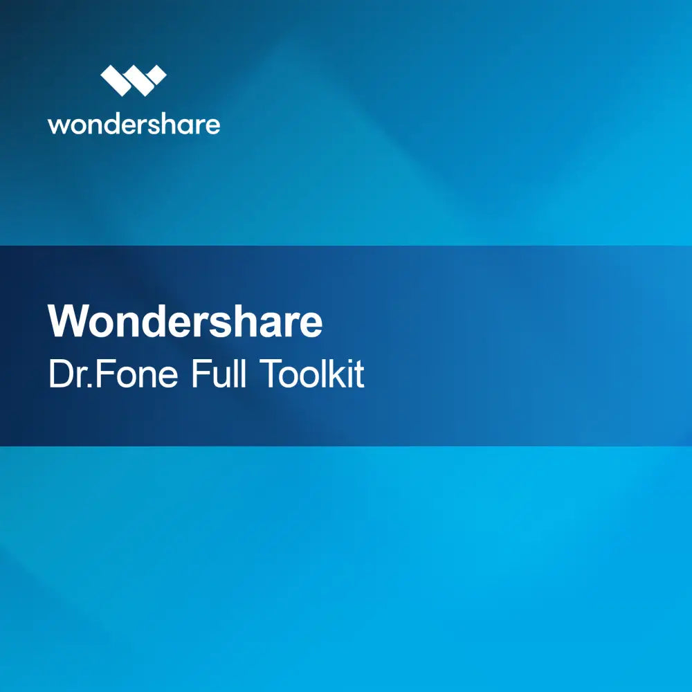 Wondershare Dr.Fone Fuld Værktøjssæt