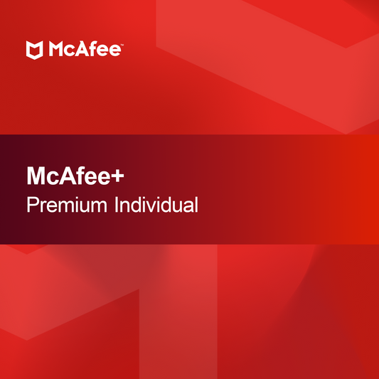 McAfee + Premium Individual - Unbegrenzte Geräte - 1 Jahr