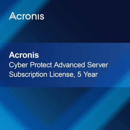 Acronis Cyber Protect Advanced Server Abonnementslicens, 5 år