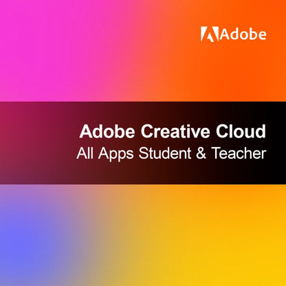 Adobe Creative Cloud Alle Apps Studerende & Lærer