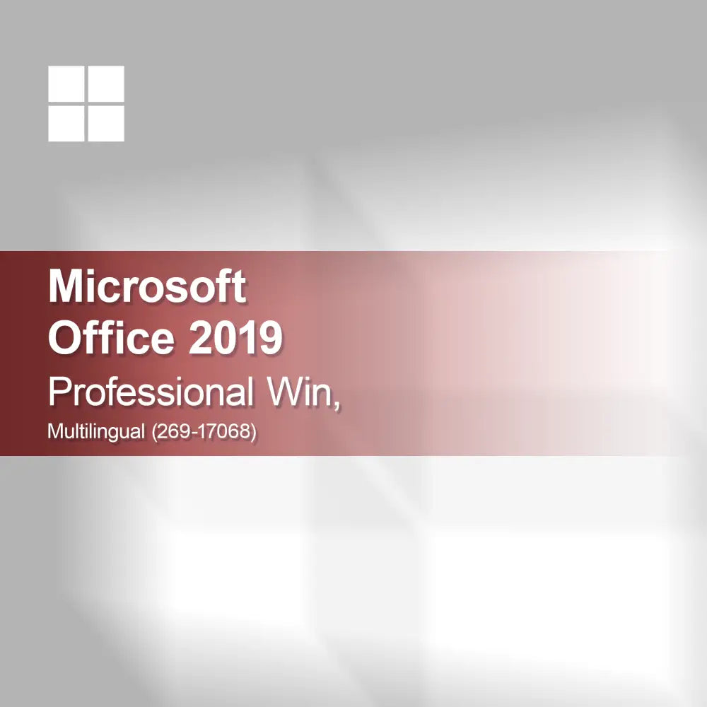 Microsoft Office 2019 Professional Win, flersproget (269-17068)
