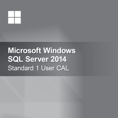 Microsoft SQL Server 2014 Standard 1 bruger CAL