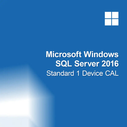 Microsoft SQL Server 2016 Standard 1 enheds CAL